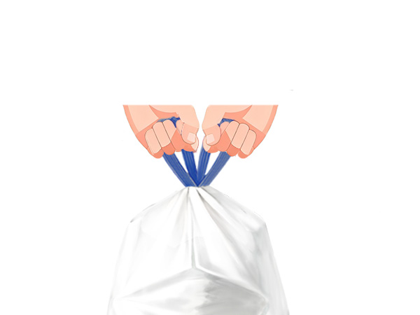 利得家用抽绳垃圾袋45*50cm*200只装(J0572) 利得家用抽绳垃圾袋45*50cm*200只装(J0572)